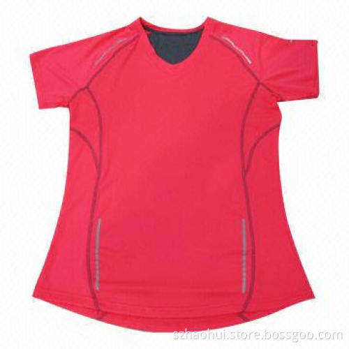 Women's dry-fit polyester T-shirt